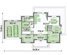 Проект особняка в стиле дворянской усадьбы