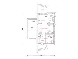 Проект оригинального дома с мансардой и чердачным помещением