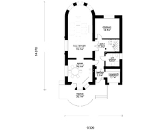 Проект узкого дома с мансардой и цокольным этажом