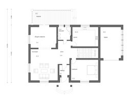 Большой удобный и просторный коттедж с мансардой