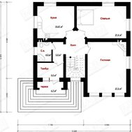 Классический светлый загородный особняк