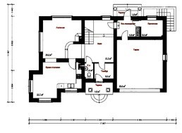 Проект дома с мансардой в английском стиле