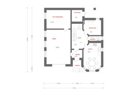 Оригинальный коттедж с удобной планировкой и зимним садом