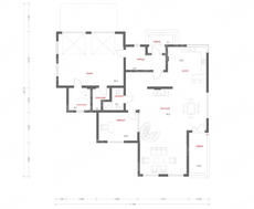 Проект особняка в колониальном стиле со вторым светом