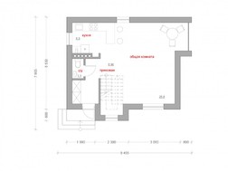Небольшой коттедж в современном стиле