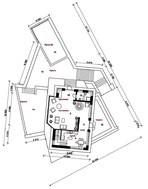 Проект виллы в стиле хай тек с гаражом в цокольной зоне