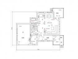 Деревянный дом с мансардой и гаражом