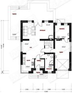 Комфортный коттедж с комбинированным фасадом