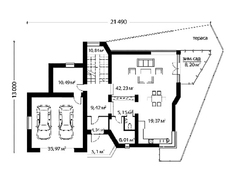 Оригинальная вилла с зимним садом