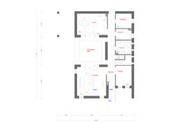 Современный коттедж Г-образной формы с внутренним двориком