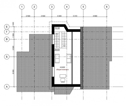 Проект оригинального дома с кирпичным фасадом Проект оригинального дома с кирпичным фасадом