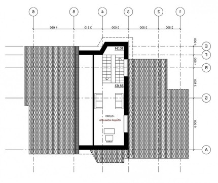 Проект оригинального дома с кирпичным фасадом Проект оригинального дома с кирпичным фасадом