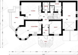Кукольный домик - шикарный проект особняка