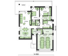 Проект дома модерн