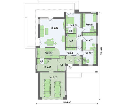Проект коттеджа для большой семьи