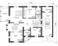 Дом с мансардой в греческом стиле
