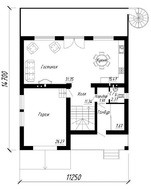 Современный загородный дом с бассейном и сауной