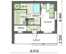 Проект бани в современном стиле