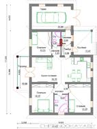 Проект простого загородного дома 130 м