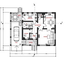 Архитектурный проект особняка с зимним садом