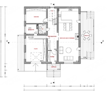 Проект современного квадратного дома со всеми удобствами