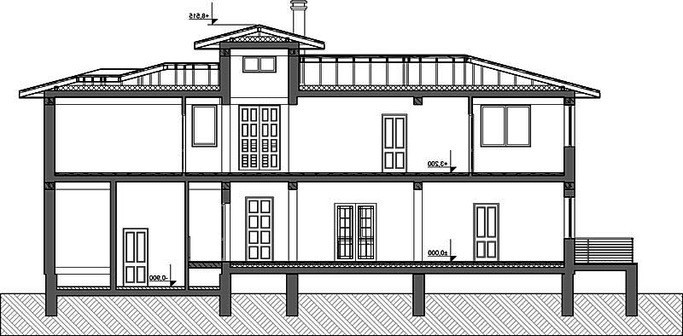 Проект 2х этажного удобного дома с плоской крышей