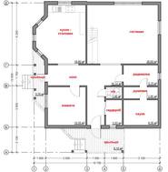 Проект загородного небольшого красивого дома площадью 150 м