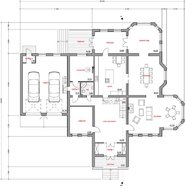 Проект загородного необычного дома для постоянного проживания