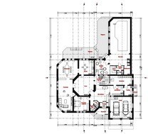 Проект шикарного загородного дома с цоколем