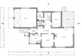 Проект 2х этажного небольшого загородного дома удобной планировки