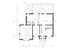 Архитектурный проект огромного загородного роскошного дома