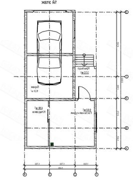 Проект небольшой сторожки с гаражом