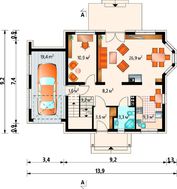 Небольшой особнячок 180 m² с мансардой