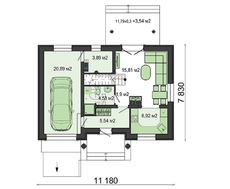 Милый проект с балкончиками