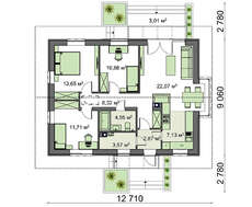 Пригожее строение небольшой площади