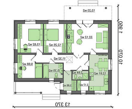 Приятного вида загородный дом