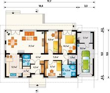 Проект дома для узкого участка 18 на 10