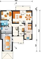 Привлекательный коттедж на два этажа с гаражом