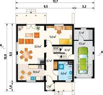 Неповторимый загородный коттедж с гаражом и уютной верандой