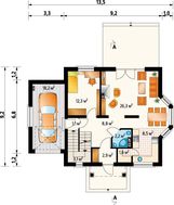 Красивый загородный особняк с цокольным и мансардным этажами