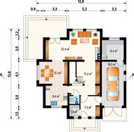 Великолепный загородный дом с хорошей планировкой