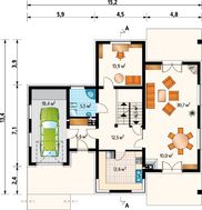 Сногсшибательная вилла с просторными комнатами и кухней