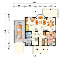 Симпатичный загородный особняк с пятью роскошными комнатами
