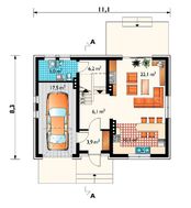 Проект мансардного дома до 150 m²