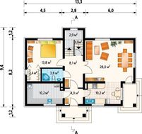 Двухэтажный жилой дом с благоустроенными апартаментами на первом этаже