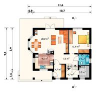 Неподражаемый коттедж на 5 спален