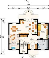 Стильный коттедж на 6 спален