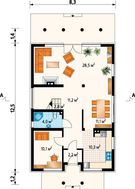 Необычайно красочный двухэтажный коттедж с 4 спальнями