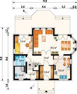 Изящный двухэтажный дом с пятью спальнями