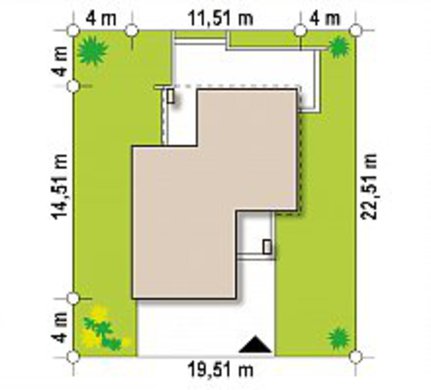Современный компактный двухэтажный коттедж площадью 150 m²